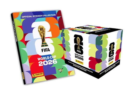 World Cup Hardcover Combo 2026 Panini World Cup Soccer Sticker Box and Hardcover Album Combo