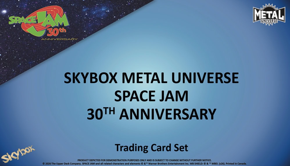 26SpaceJamHobby1 2026 Upper Deck Skybox Metal Universe Space Jam 30th Anniversary Hobby Box