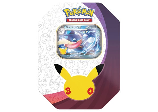 POKEMON 30TH CELEBRATION GRENINJA EX TIN
