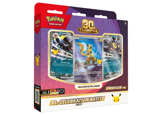 POKEMON 30TH CELEBRATION UMBREON EX BATTLE DECK - Breakaway Sports
