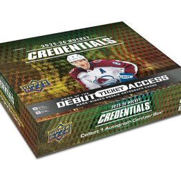2025-26 Upper Deck Credentials Hockey Hobby Box
