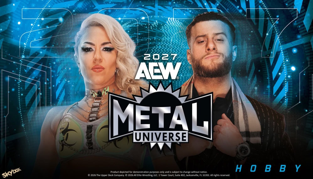 27AEWMetal1 2027 Upper Deck AEW All Elite Wrestling Skybox Metal Universe Hobby Box
