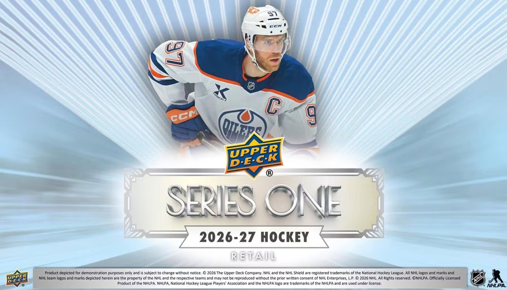 2026-27 UPPER DECK SERIES 1 HOCKEY TIN CASE