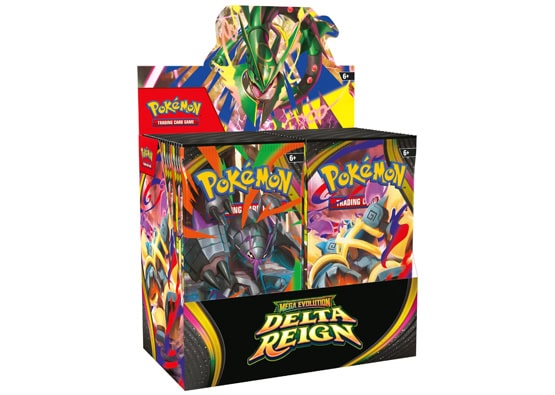 Pokemon Delta Reign Booster Box Image Pokemon Mega Evolution Delta Reign Booster Box