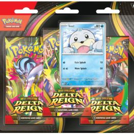 Pokemon Mega Evolution Delta Reign Seel 3 Pack Blister