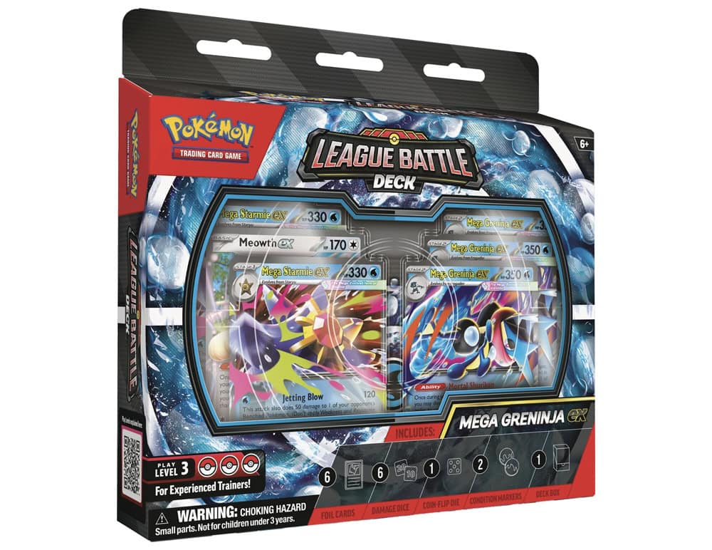 Pokemon Mega Greninja ex League Battle Deck Box Image Pokemon Mega Greninja ex League Battle Deck