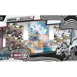 Pokemon Scarlet and Violet Black Bolt & White Flare Unova Heavy Hitters Premium Collection Box