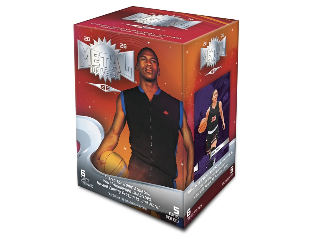 26 Metal Universe SE Blaster Box 2026 Upper Deck Metal Universe SE Multi-Sport Blaster Box